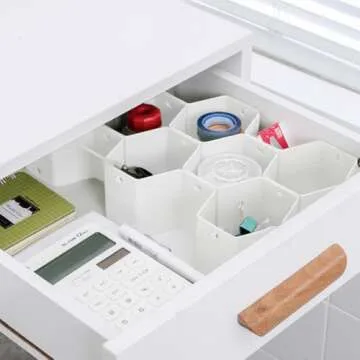 Dalanpa Honeycomb Drawer Divider Organizer for Easy Storage