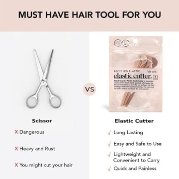 Kitsch Hair Tie Cutter - Eco-Friendly, Easy & Safe to Use