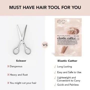 Kitsch Hair Tie Cutter - Eco-Friendly, Easy & Safe to Use