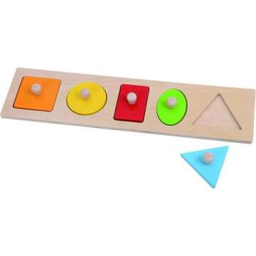 Fun Wooden Shape Learning Toy for Toddlers