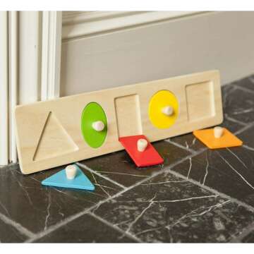 Fun Wooden Shape Learning Toy for Toddlers