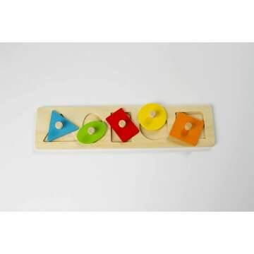 Fun Wooden Shape Learning Toy for Toddlers