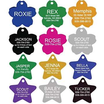 Personalized GoTags Durable Dog and Cat ID Tags