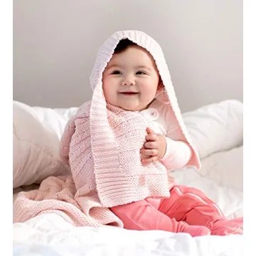 Burt's Bees Baby Organic Cable Knit Blanket - Soft & Durable