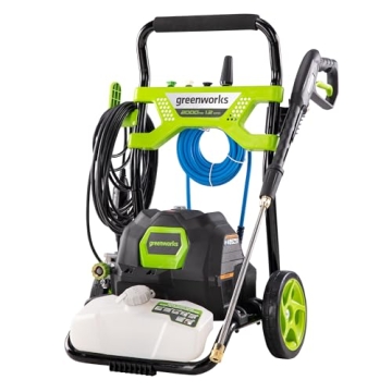 Greenworks 2000 PSI 1.2 GPM Pressure Washer - Efficient Cleaning Solution