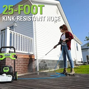 Greenworks 2000 PSI Electric Pressure Washer for Easy Cleaning