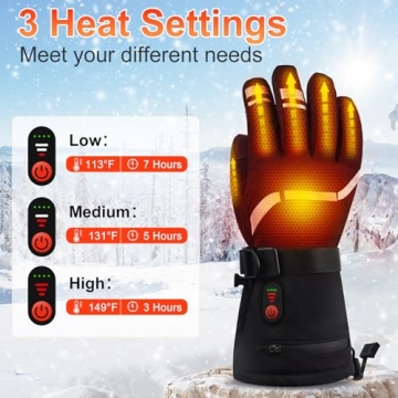 Netraty Heated Gloves for Winter Outdoor Activities