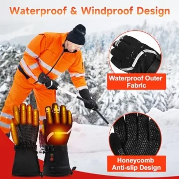Netraty Heated Gloves for Winter Outdoor Activities