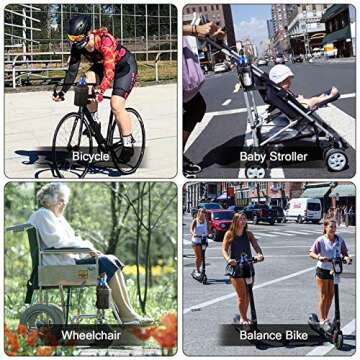 MIZATTO Water Bottle Holder for Bikes and Outdoor Use