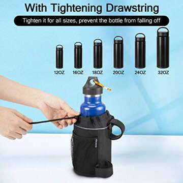 MIZATTO Water Bottle Holder for Bikes and Outdoor Use