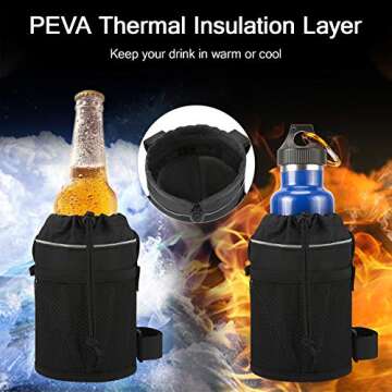 MIZATTO Water Bottle Holder for Bikes and Outdoor Use