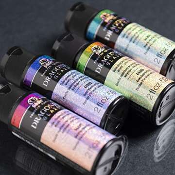 FolkArt Dragonfly Glaze Acrylic Paint, 2 Fl Oz (Pack of 4)