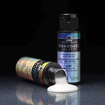 FolkArt Dragonfly Glaze Acrylic Paint, 2 Fl Oz (Pack of 4)