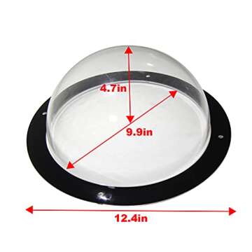 BobbyPet Dog Fence Window - Clear View Dome Pet Peek Window - XL Size for Dog/cat/Horse,Even Children