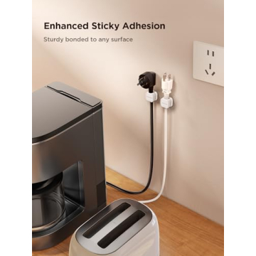 Magnetic Cord Holders for Desk Organization