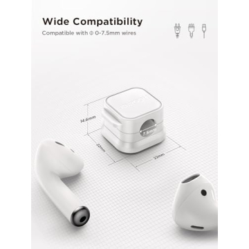 Magnetic Cord Holders for Desk Organization