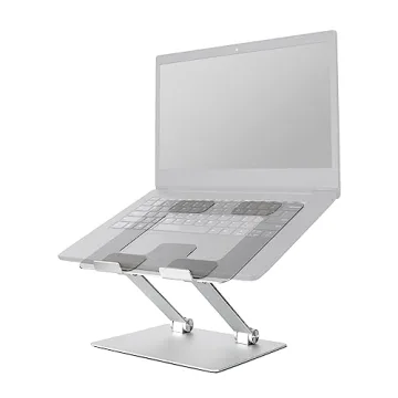 Ergonomic Laptop Stand by Amazon Basics - Adjustable & Portable