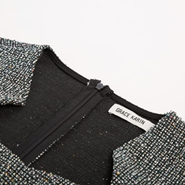 Elegant Plaid Pencil Dress for Women at Work