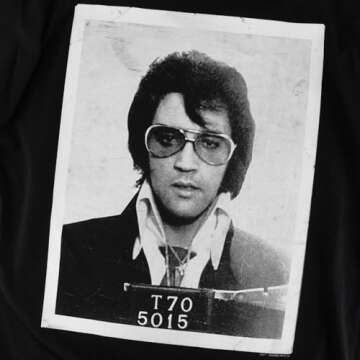 Popfunk Elvis Presley Mugshot T-Shirt for Fans