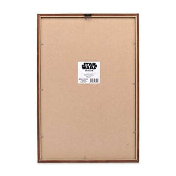 Open Road Brands Disney Star Wars In This House Family Rules Wood Wall Decor - Large Star Wars Wall Art for Living Room, Movie Room or Man Cave