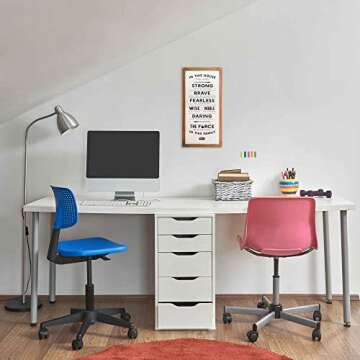 Open Road Brands Disney Star Wars In This House Family Rules Wood Wall Decor - Large Star Wars Wall Art for Living Room, Movie Room or Man Cave