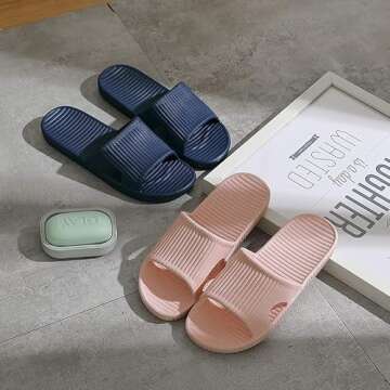 VIDSID Shower Slippers Quick Drying Lightweight Non Slip