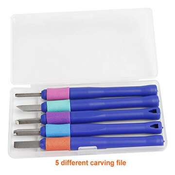 ENOMAKER 3D Printer Clean-Up Tool Set for Cleaning, Finishing and Printing 3D Prints,Hobby Building Repair and Fix with Knife Set, Carving File for Creality Ender 3, CR-10 Series PLA ABS Print