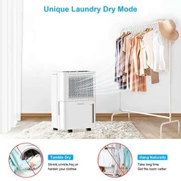 WANSID Dehumidifier with Auto Drain and Smart Control