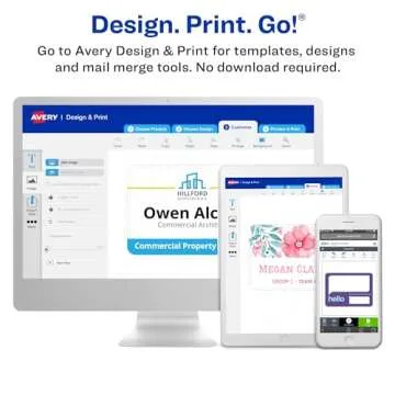 Avery 4" x 3" Heavy Duty Badge Holders - Pack of 25