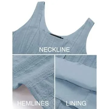 Buy ZESICA Women's Summer Sleeveless Dress Online