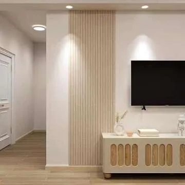 Large Felt Wall Tiles Cork Boards for Office, 47"x35" Felt Bulletin Board Tiles Pin Board for Walls Home Decor, Noise Reduction Felt Boards, Felt Tiles Panels for Photos Memos, 12-Pack, Dark Camel