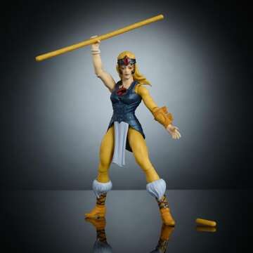 Masters of the Universe Origins & Thundercats Action Figure, Cheetara Toy, 1980s Crossover, 5.5-inch...