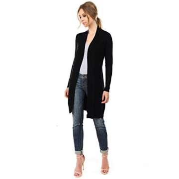 CIELO Women's Long Sleeve Sweater Cardigan - Stylish Comfort