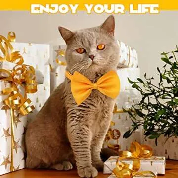 Cinderella 120 Pcs Adjustable Dog Bow Ties for Pet Style