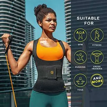 Hot Shapers Cami Hot with Waist Trainer – Women’s Slimming Body Shaper – Vest – Corset for Weight Loss, Trimming Tummy, Workouts, Saunas, and Hourglass Figure – Stomach Shaping (Small, Pink)