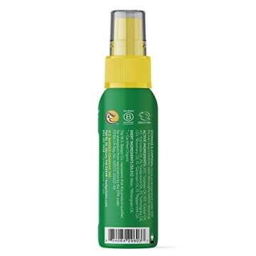 Badger Bug Spray, Travel Size Bug Spray, Organic Deet Free Mosquito Repellent Spray for Body with Citronella and Lemongrass, 2.7 fl oz