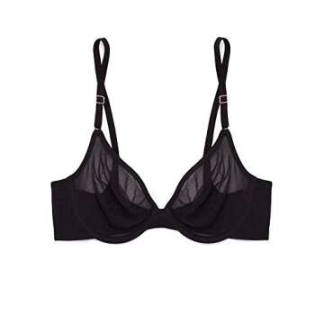 Smart & Sexy Sheer Demi Underwire Bra for Comfort