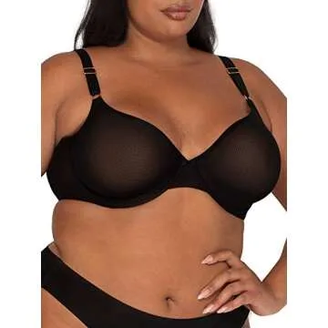 Smart & Sexy Sheer Demi Underwire Bra for Comfort