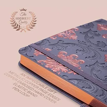 Vintage Vegan Leather Journal with 192 Lined Pages