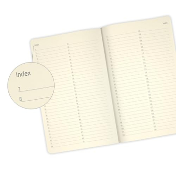 Vintage Vegan Leather Journal with 192 Lined Pages