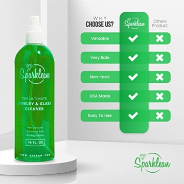 Premium Sparklean Jewelry Cleaner | Safe & Effective | USA Made