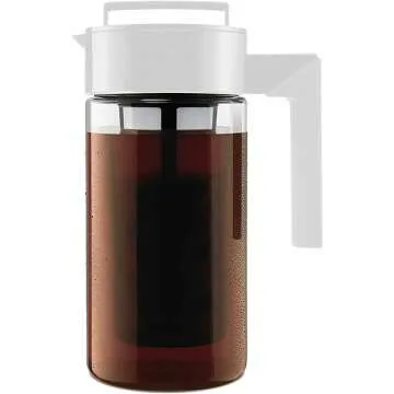 Takeya 1qt Cold Brew Coffee Maker with White Lid