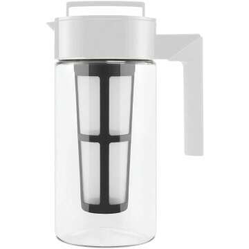 Takeya 1qt Cold Brew Coffee Maker with White Lid