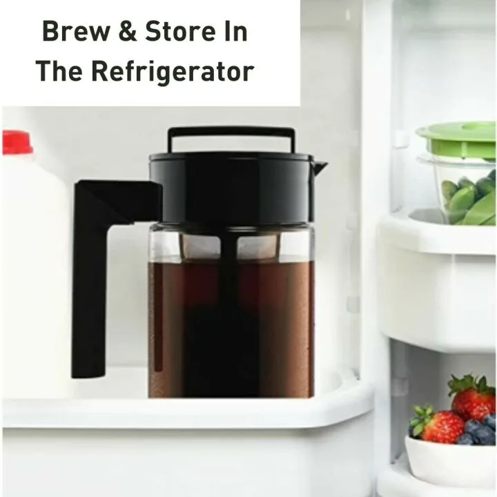 Takeya 1qt Cold Brew Coffee Maker with White Lid