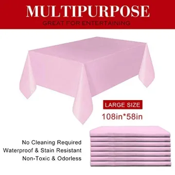 Premium Disposable Plastic Tablecloths for Events