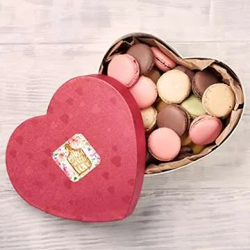 Elegant Floral Baking Labels, 300 Waterproof Stickers