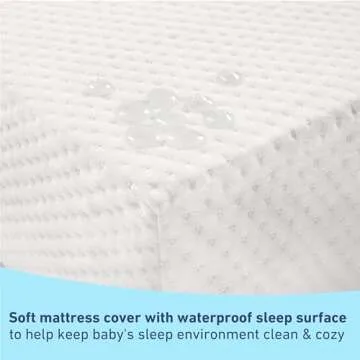 Graco Premium Crib Mattress & Protector Bundle - Safe & Comfortable