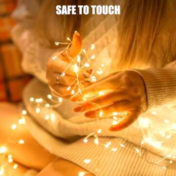 Battery Operated Fairy Lights with Remote Control for Decor