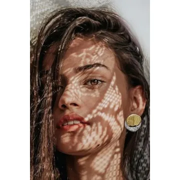 Elegant ABILITH Two-Tone Hoop Earrings for Women