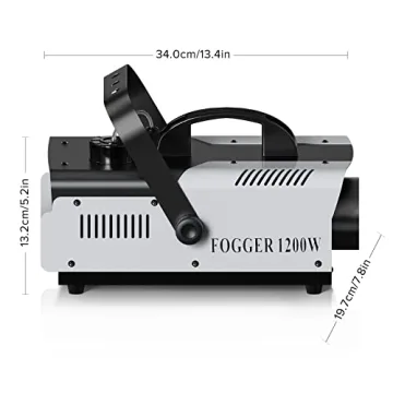 HOLDLAMP 1200W Fog Machine with LED Lights for Events